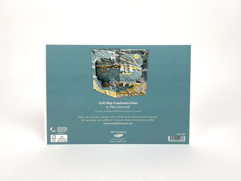 Tall Ships 3D Card by Matt Johnson