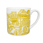 Kate Heiss Allotment Mug - Mustard