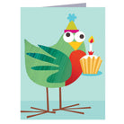 Mini Bird and Cake Everyday Greetings Card