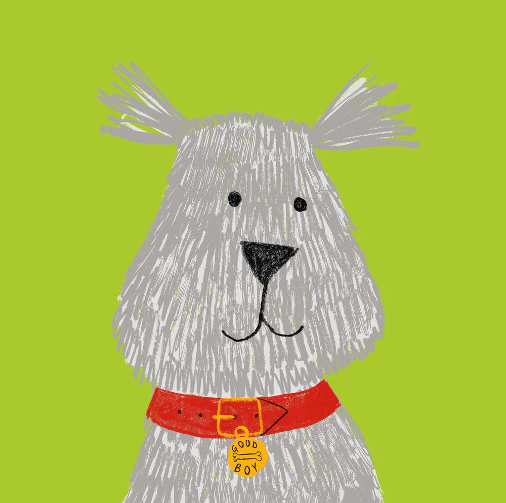 Scruffy Mutt Greeting Card