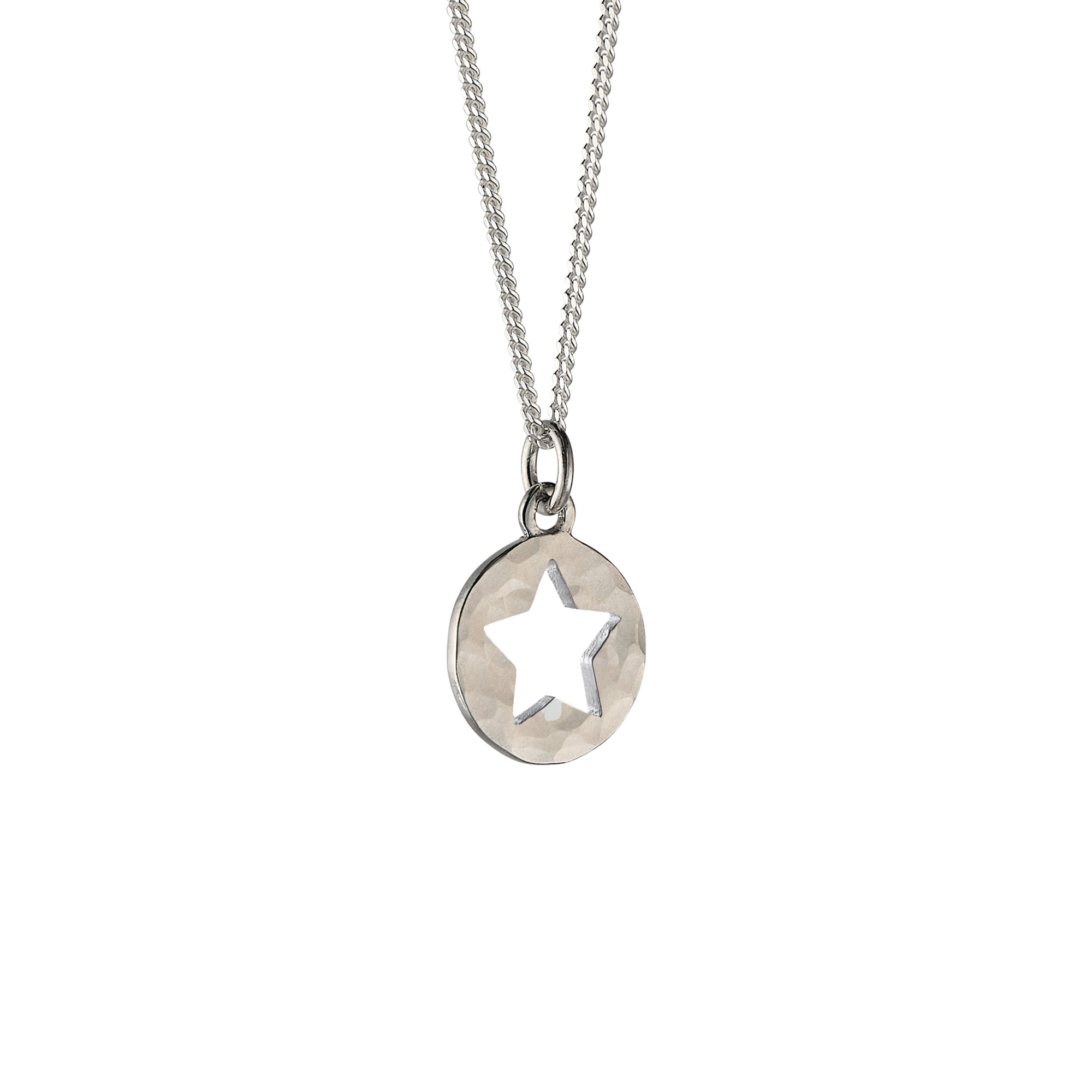 star cut out necklace