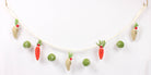 Carrot, Parsnip and Sprout Garland