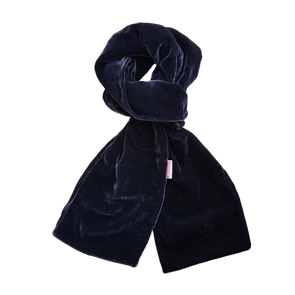 Silk Velvet Scarf - Violet