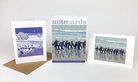 Pack of 10 Notecards - Snowy Beach Kings & Flocks by Night