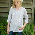 Cotton Tunic - Grey Bud