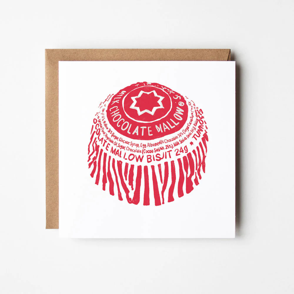 Tunnocks Teacake Greetings Card