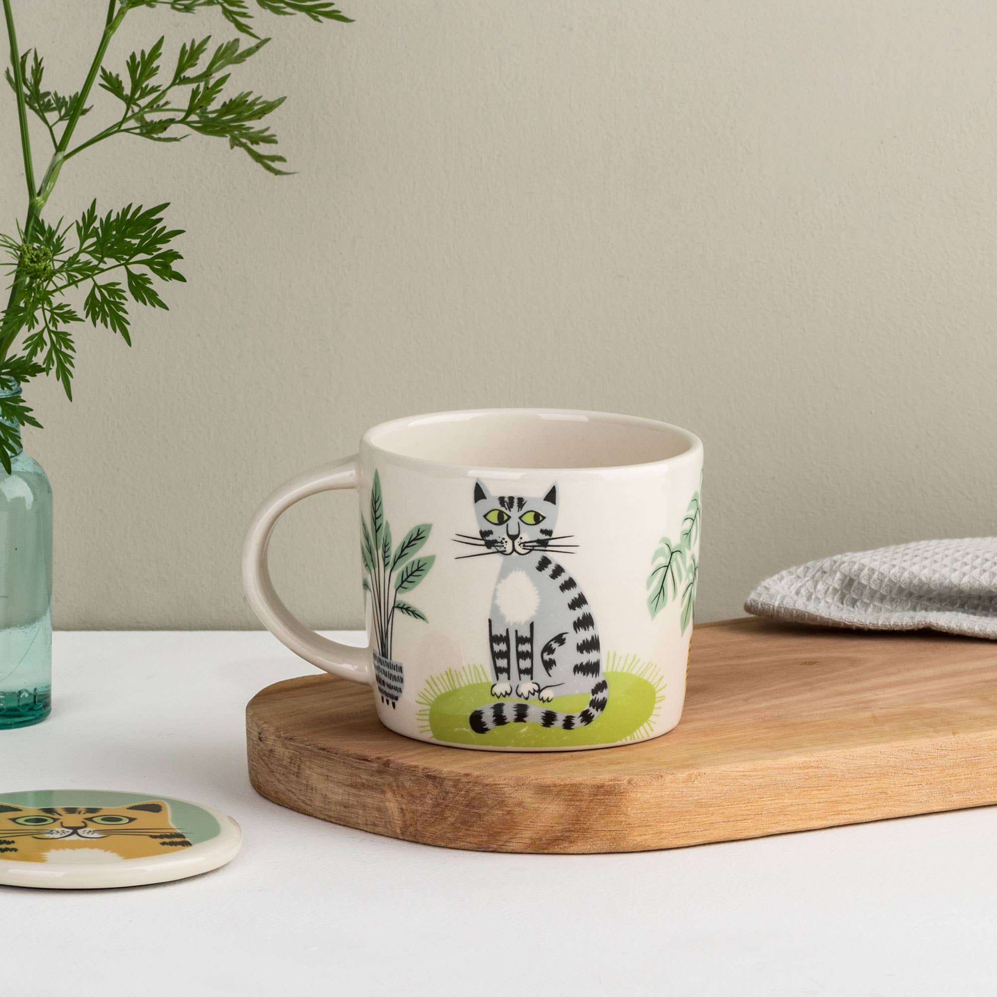 Handmade Ceramic Cat Mug