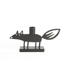 Large Steel Fox Candle Holder