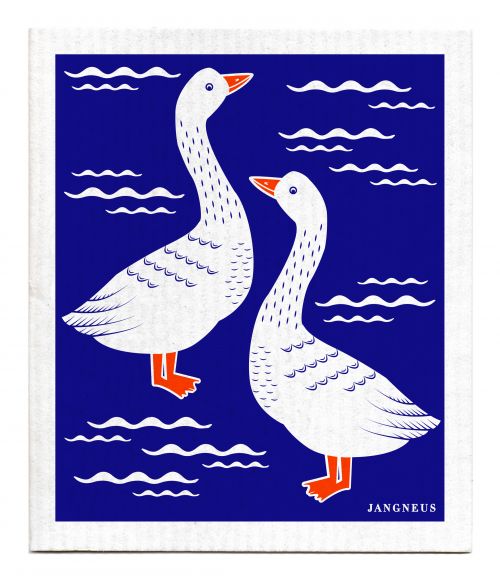 geese dish cloth 
