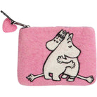 Moomin Pink Love Felted Wool Purse