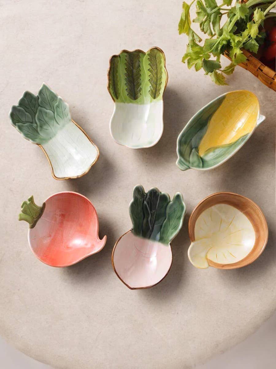 Vegetable Shape Snacks Sauce Dish Radish