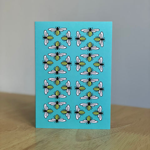 Greetings Card - Busy Bee