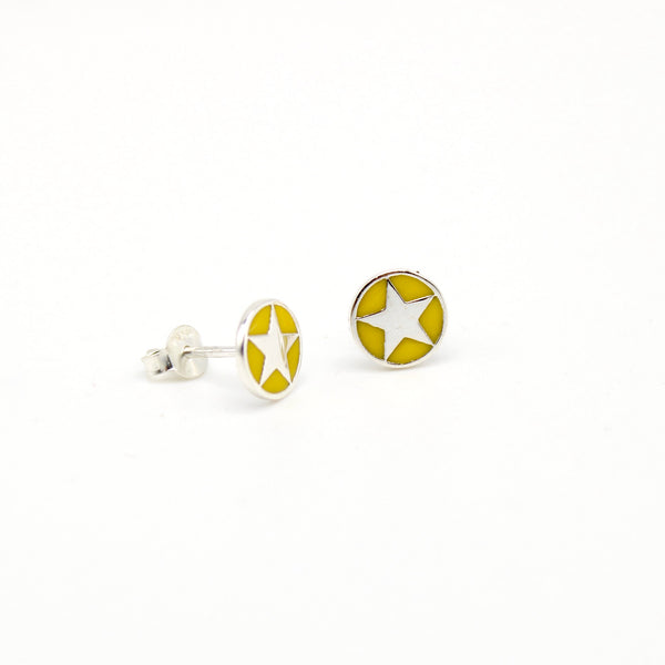 Yellow Star Earring 