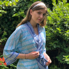 turquoise kimono 