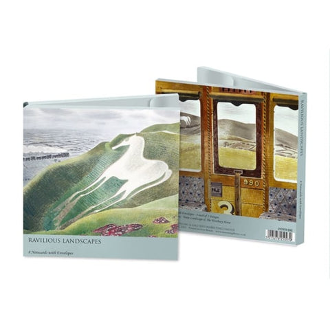 Pack of 8 Notecards - Ravilious Landscapes