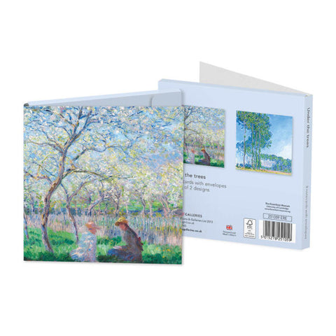 Pack of 8 Notecards - Under The Trees