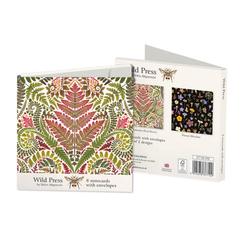 Pack of 8 Notecards - Wild Press