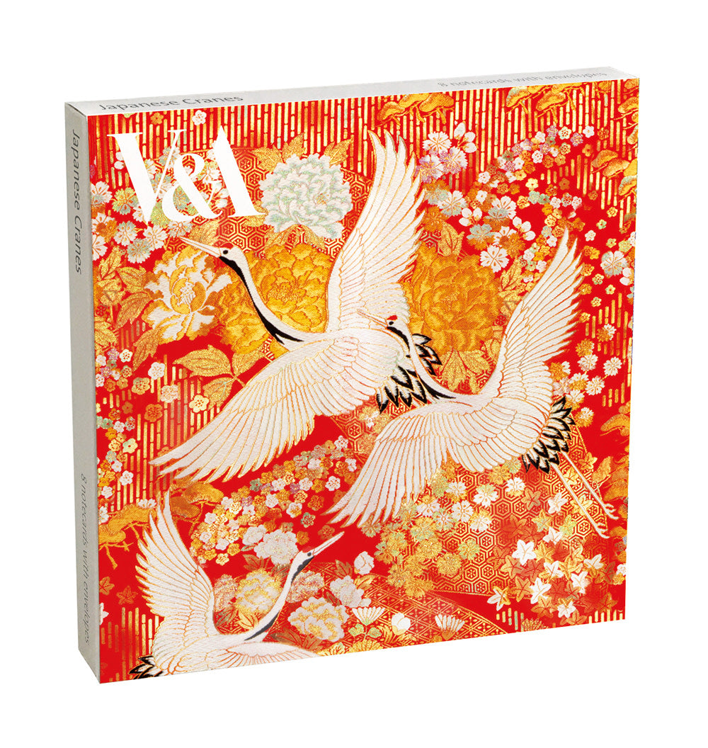 Pack of 8 Notecards - Japanese Cranes